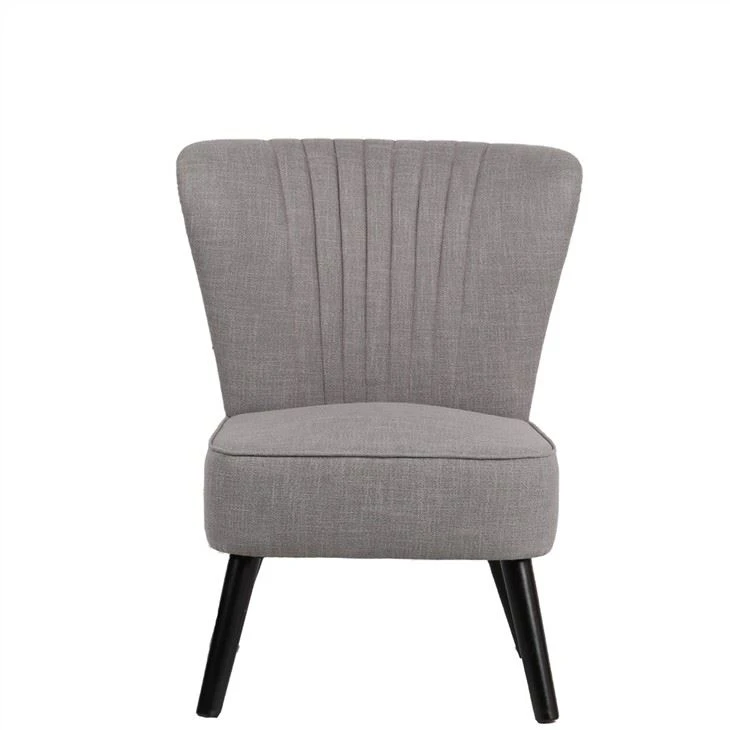 Houten poten Goede zachte stoffen fauteuil