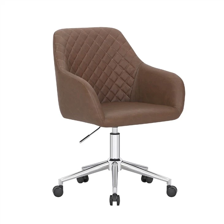 Vrijetijdsstoel met metalen frame en PU-wiel