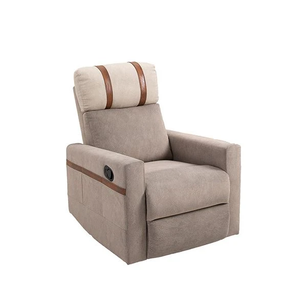 Luxe stoffen massagedraaifauteuil