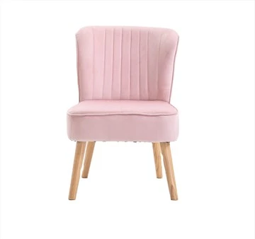 Roze fluwelen fauteuils