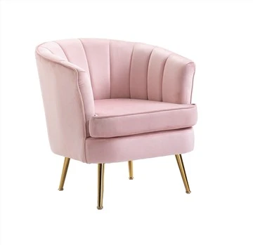 Moderne roze vrijetijdsfauteuils