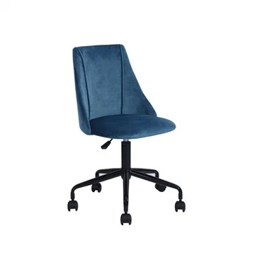 Draaibare fluwelen ergonomische bureaustoel