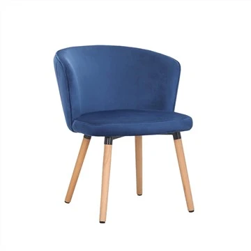 Fauteuil met fluwelen accent Vrijetijdsbijzetstoel