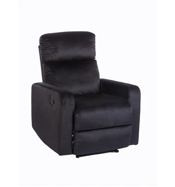 Eenpersoons fauteuil van fluweelstof