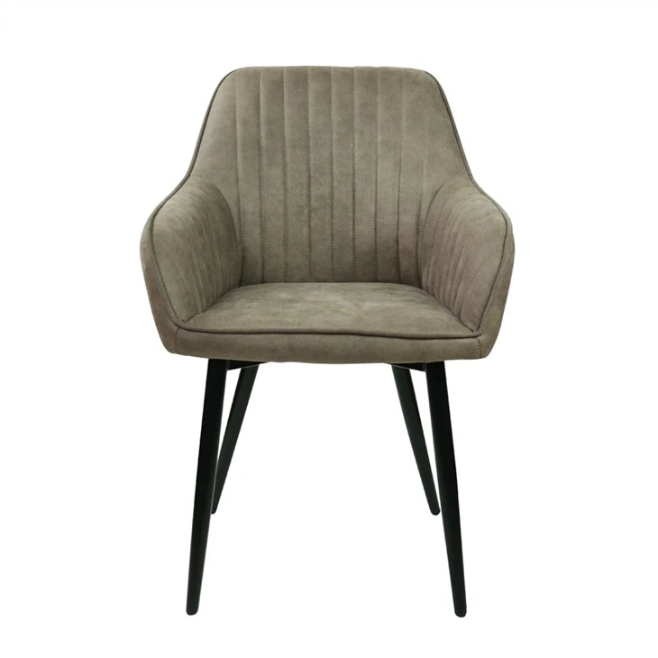 Ergonomische stoffen eetkamerstoel