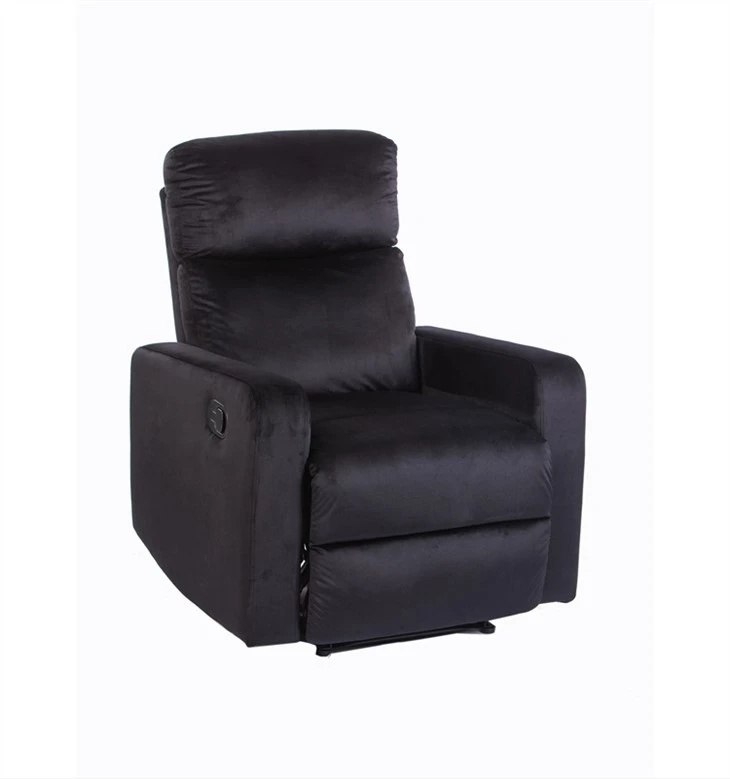 Eenpersoons fauteuil van fluweelstof
