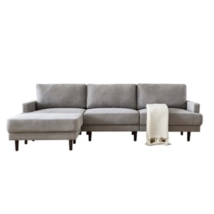 Driezitsbank met chaise slaapbank voor woonkamer