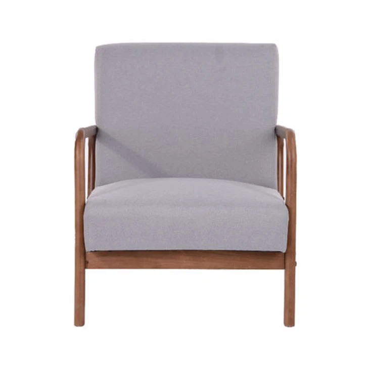 Vrijetijdsstoel Mid Century Hout met armen