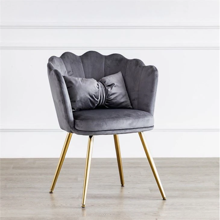 Vrije tijd fluwelen fauteuil