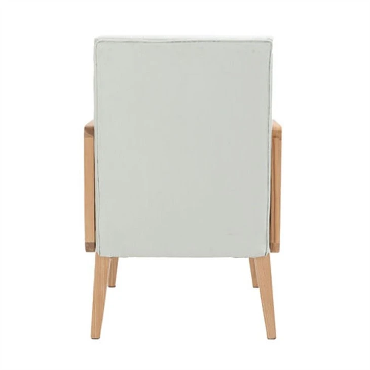 Moderne rotan fauteuil uit het midden van de eeuw