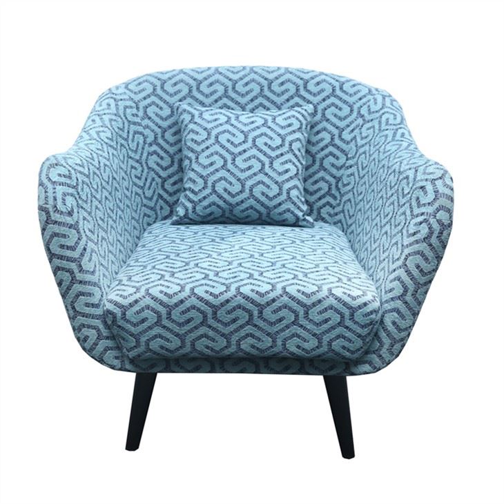 Moderne stoffen fauteuil