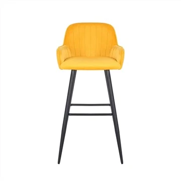 Op maat gemaakte barkrukken met stoffen bekleding