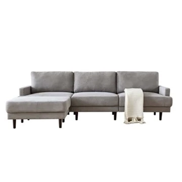 Driezitsbank met chaise slaapbank voor woonkamer