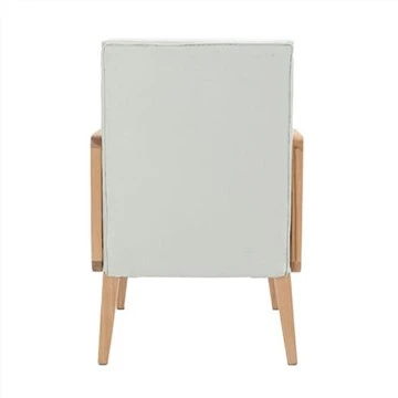 Moderne rotan fauteuil uit het midden van de eeuw