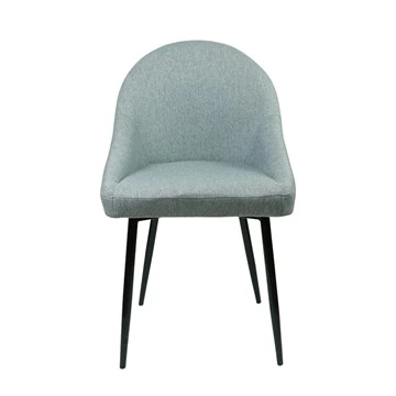 Moderne keukeneetkamerstoel lichtblauw