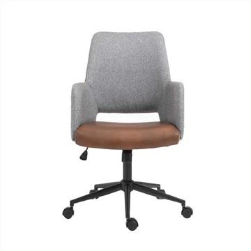 Stoffen bureaustoelen met wielen